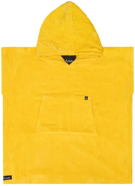 Ericeira Jaune Moutarde Poncho Épongé Enfant