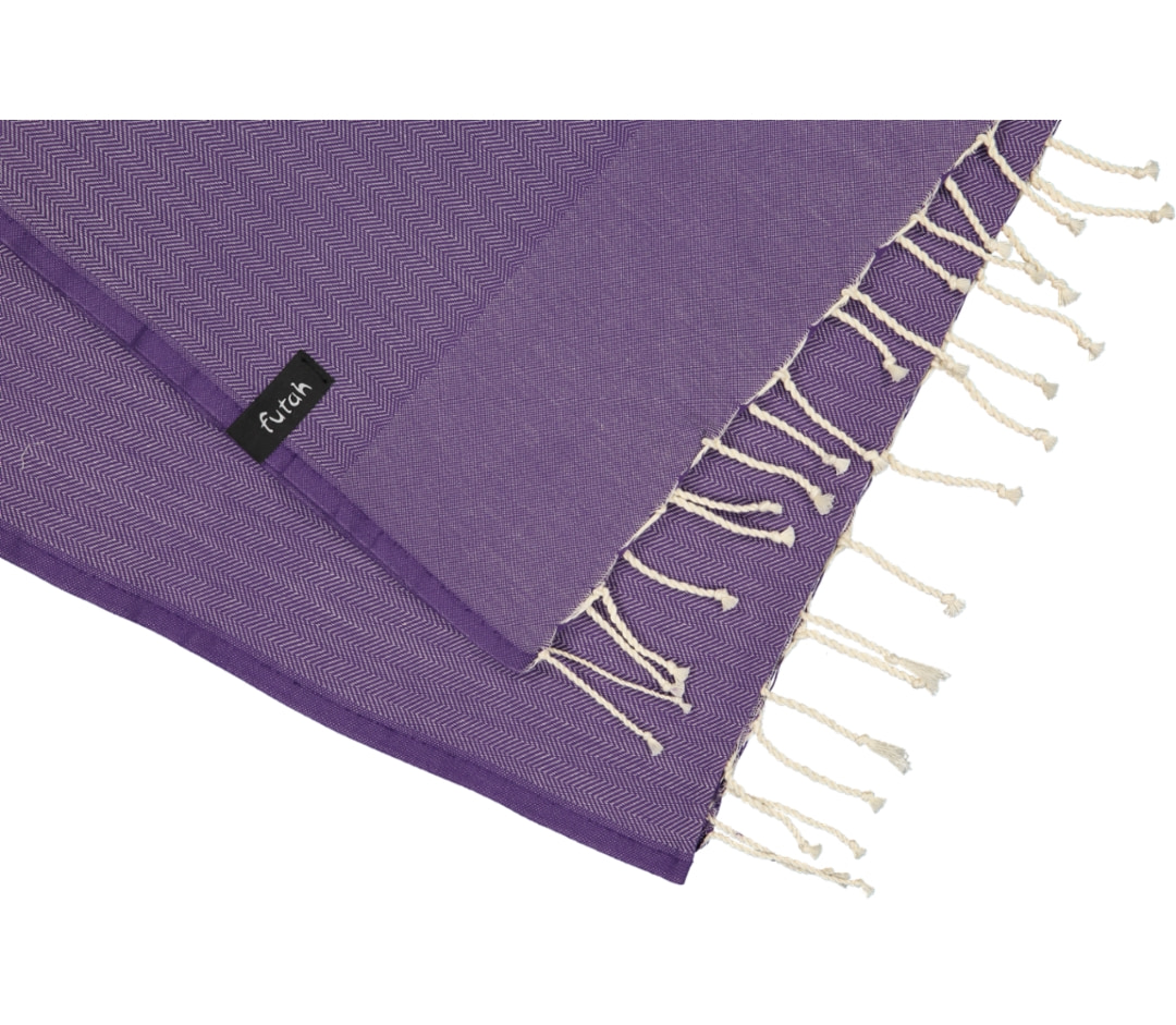 Futah - Ericeira Mauve Serviette de plage (2)