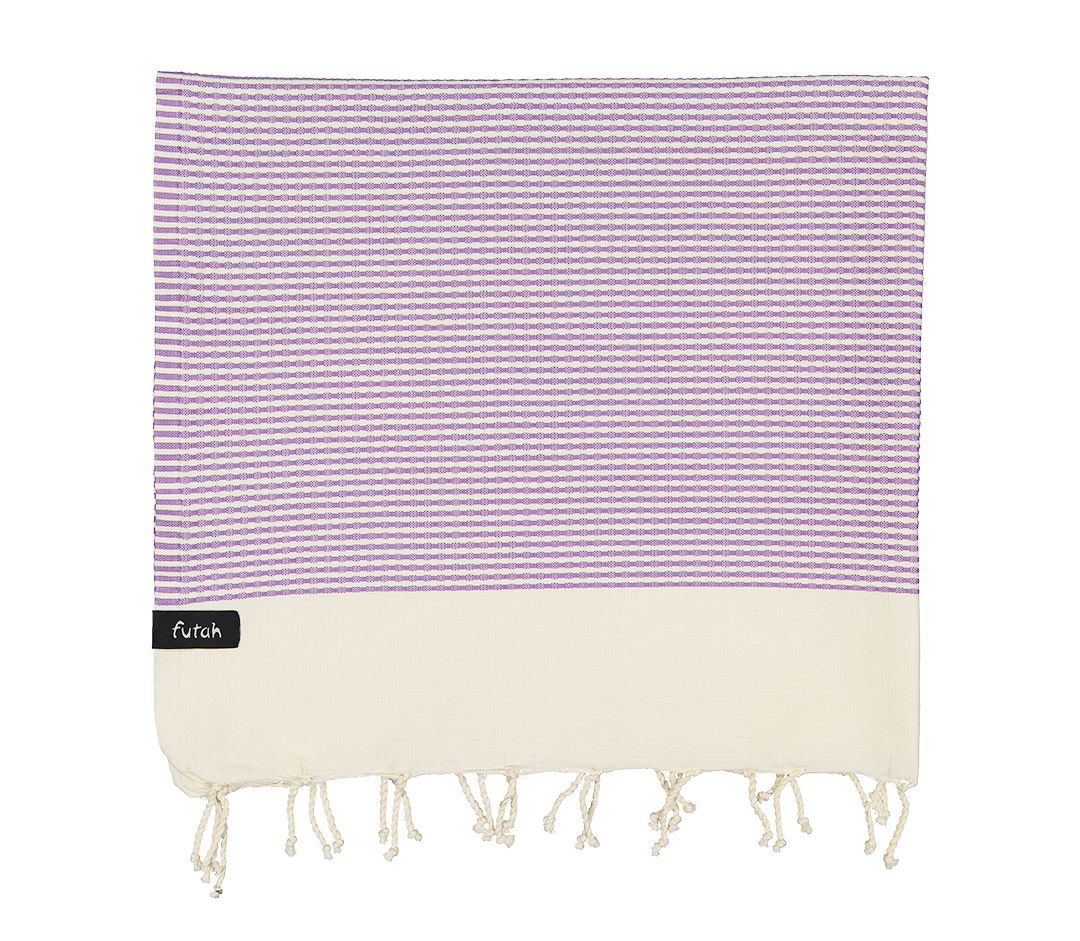 Futah - Serviette de Plage Nazaré Violet (2)