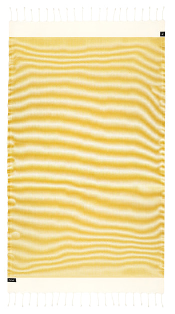 Nazaré Jaune Moutarde Serviette de plage (2)