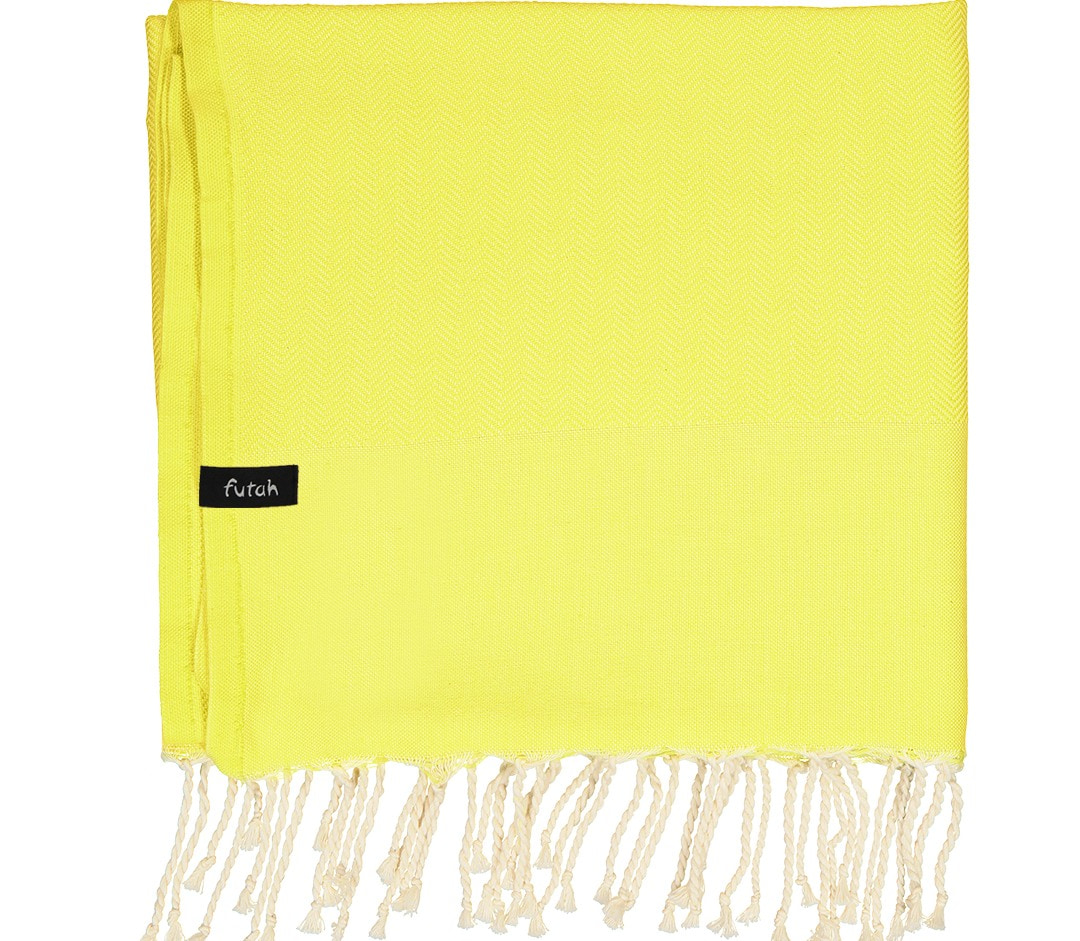 Futah - Ericeira Yellow Beach Towel (3)