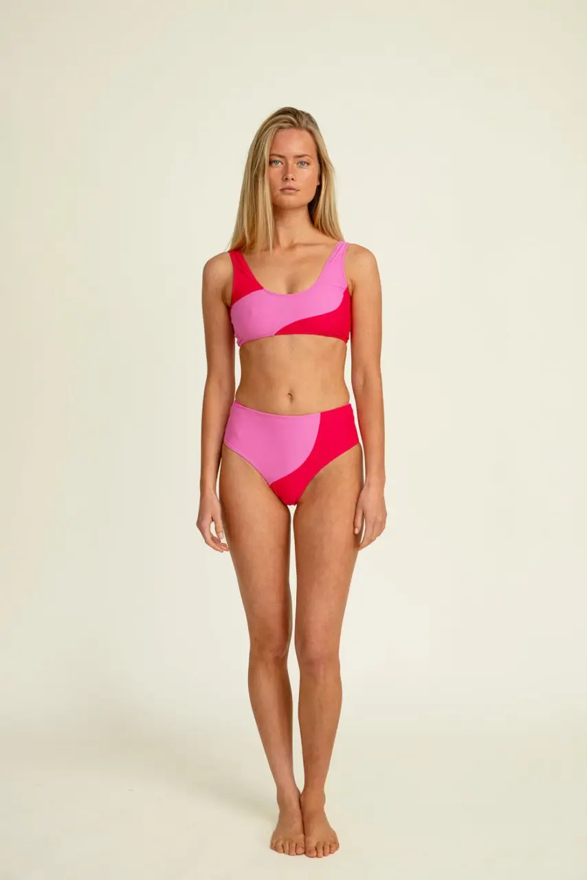 Futah - Aether Rosa & Coral Bikini Top (3)