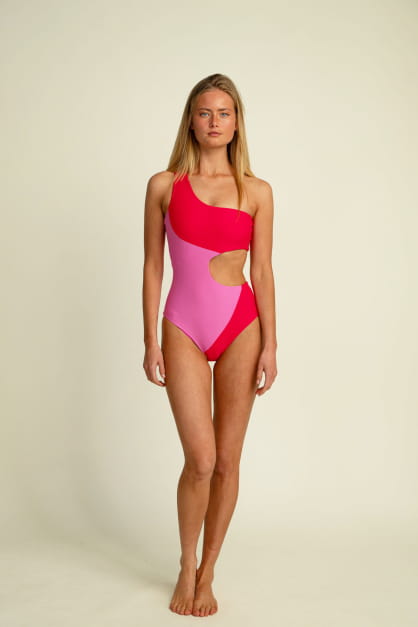 Futah Rosa & Coral Bañador S2