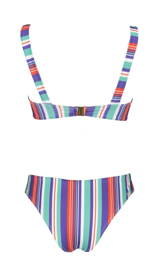 Futah - Papua Pourpre et Eau Bikini Bralette (3)