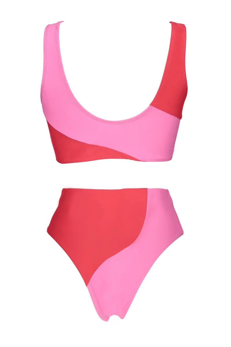 Futah - Aether Rosa & Coral Bikini Top (7)