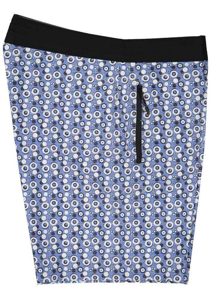 Futah - Short de Bain Bleu & Blanc Vortex (6)