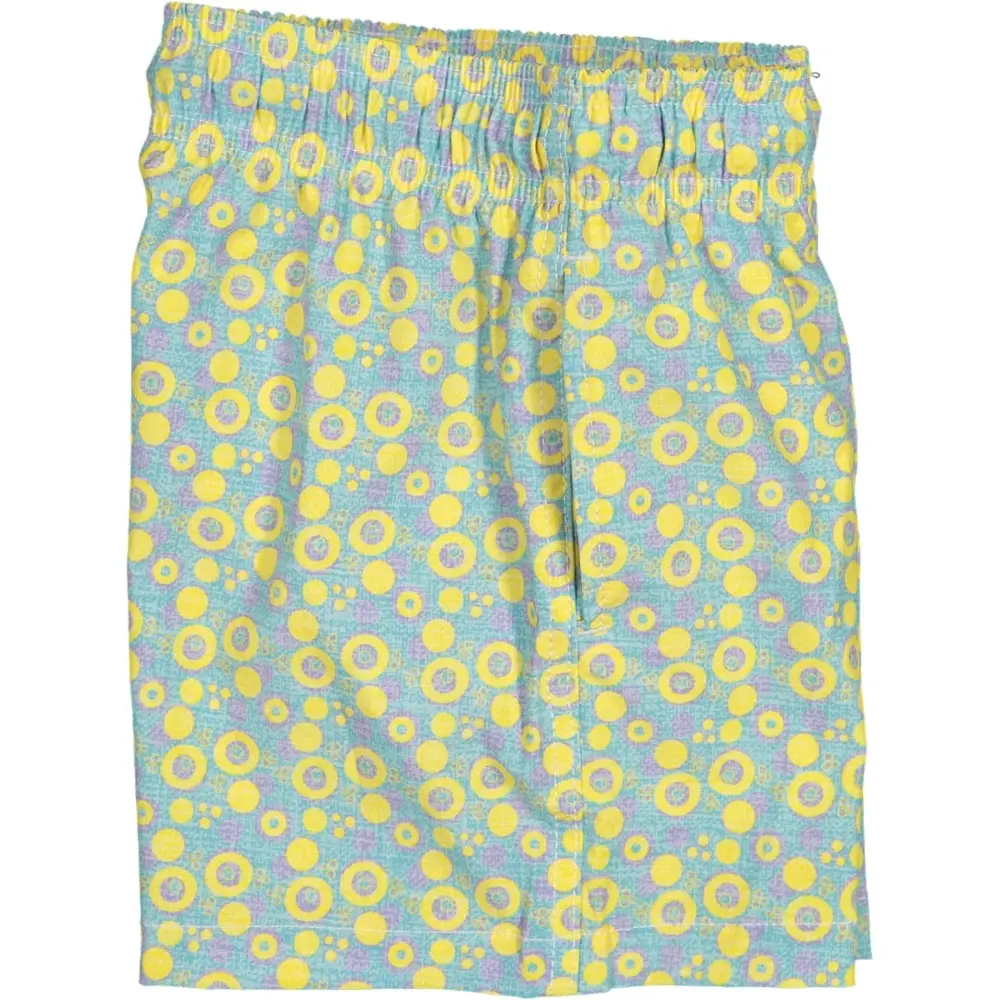 Futah - Short de Bain Enfant Jaune & Eau Vortex (6)