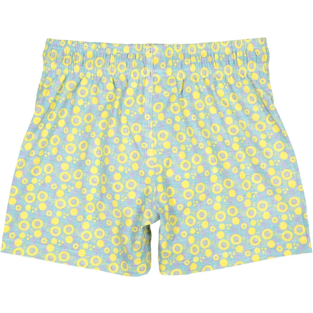 Futah - Short de Bain Enfant Jaune & Eau Vortex (4)