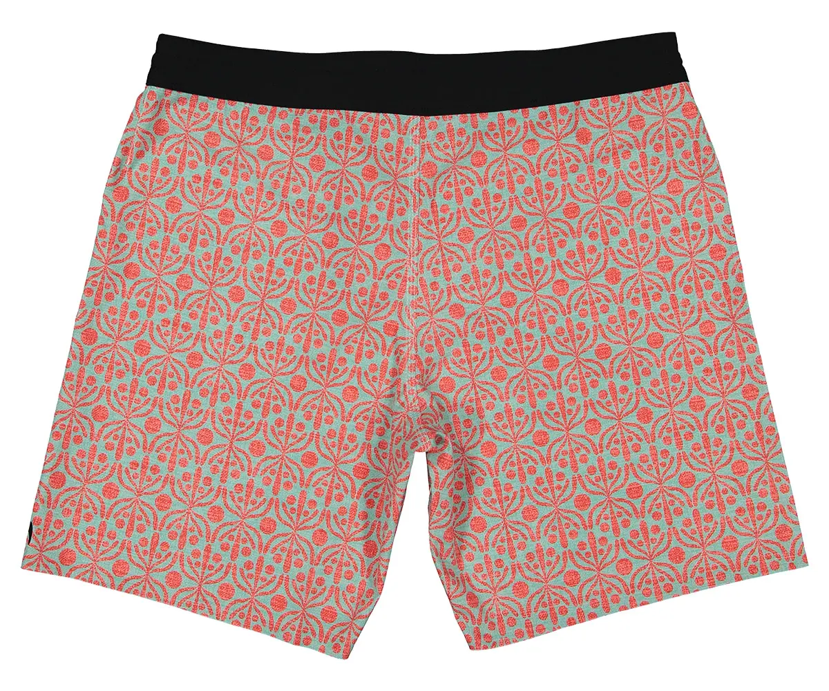 Futah - Short de Bain Aquatique & Rouge Flora (4)