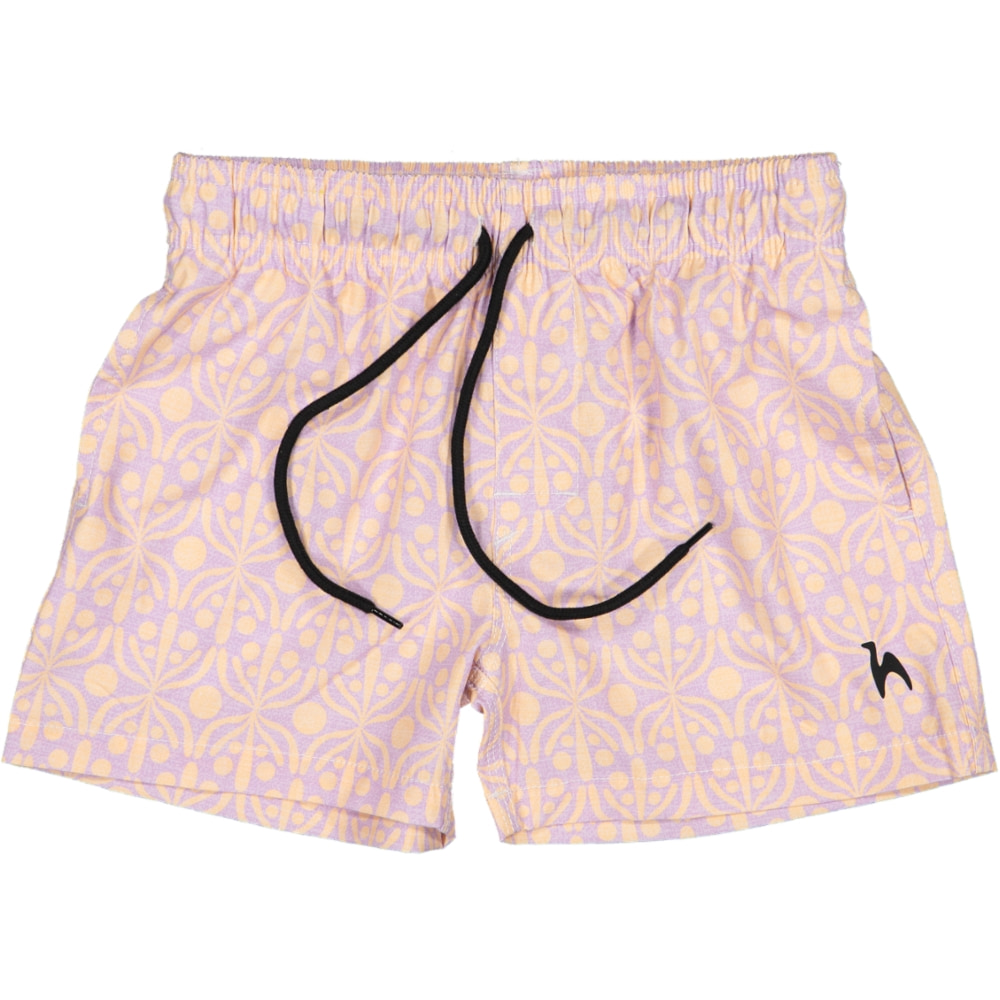 Futah - Short de Baño Niño Moca & Violeta Flora (3)
