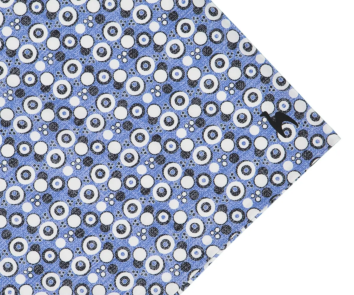 Futah - Short de Bain Bleu & Blanc Vortex (7)