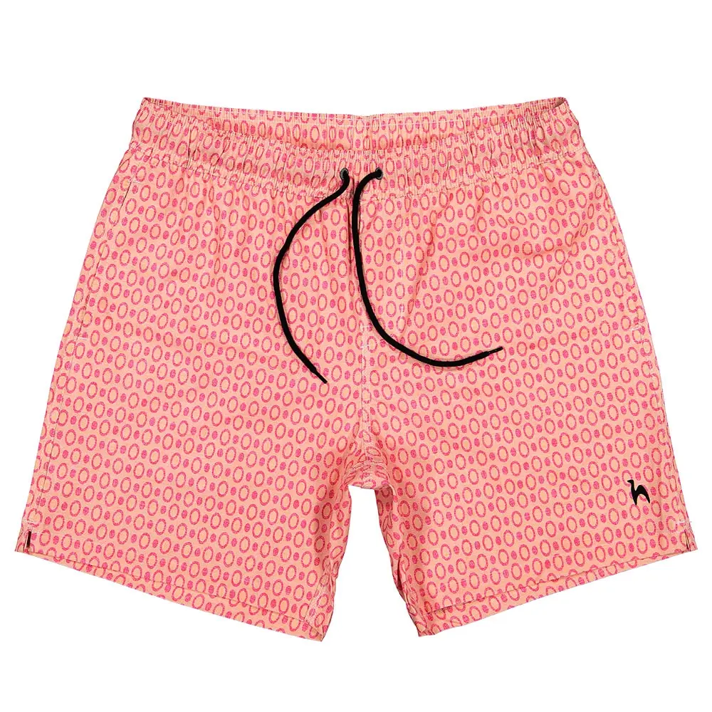 Futah - Short de Baño Clásico Rosa Salmon (4)
