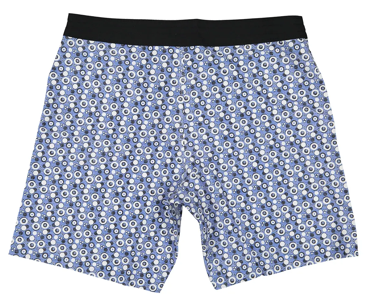 Futah - Short de Bain Bleu & Blanc Vortex (5)