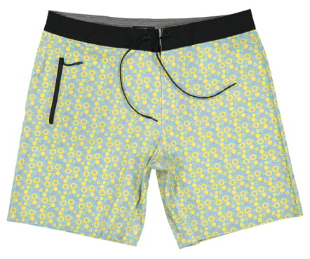 Futah Short de Baño Amarillo & Agua Vortex