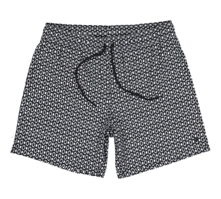 Short de Baño Clásico Negro Pulse