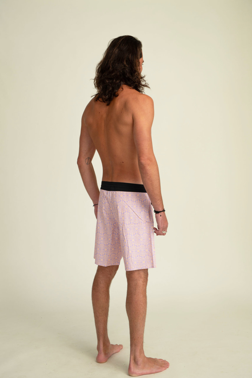 Futah - Short de Baño Moca & Violeta Flora (3)