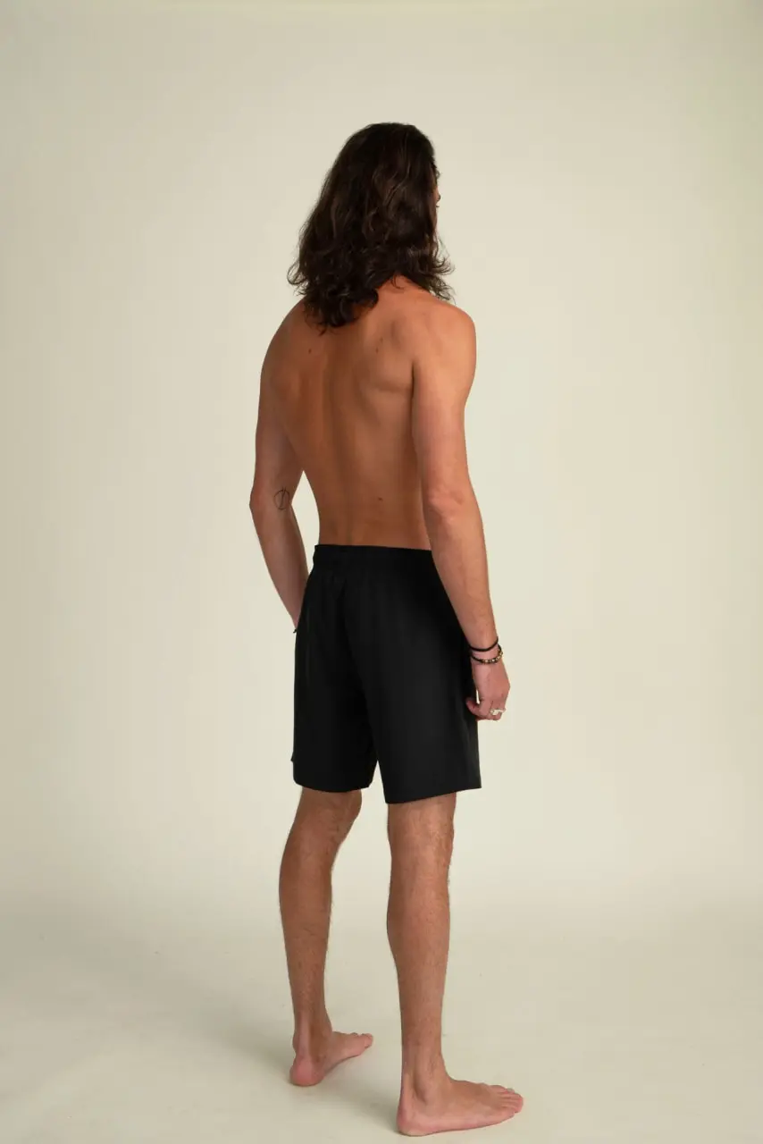 Futah - Short de Baño Clásico Negro Ericeira (3)
