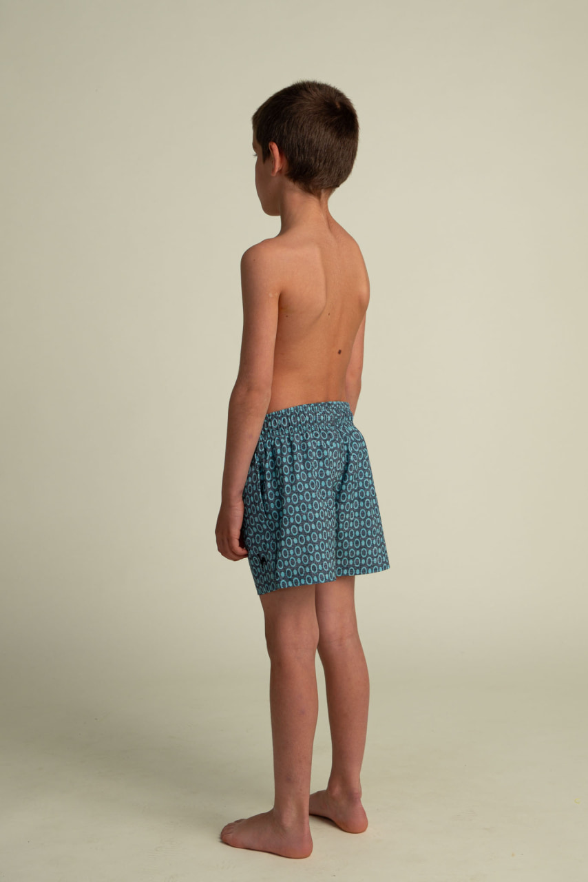 Futah - Short de Baño Niño Verde Pulse (2)
