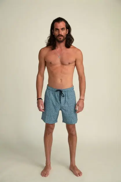 Short de Baño Clásico Verde Pulse