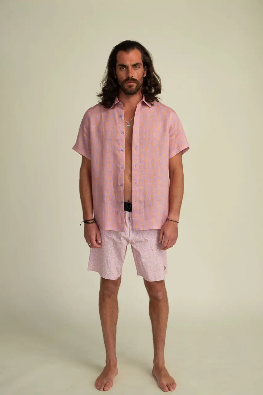 Futah - Flora Moka & Violet Chemise (1)