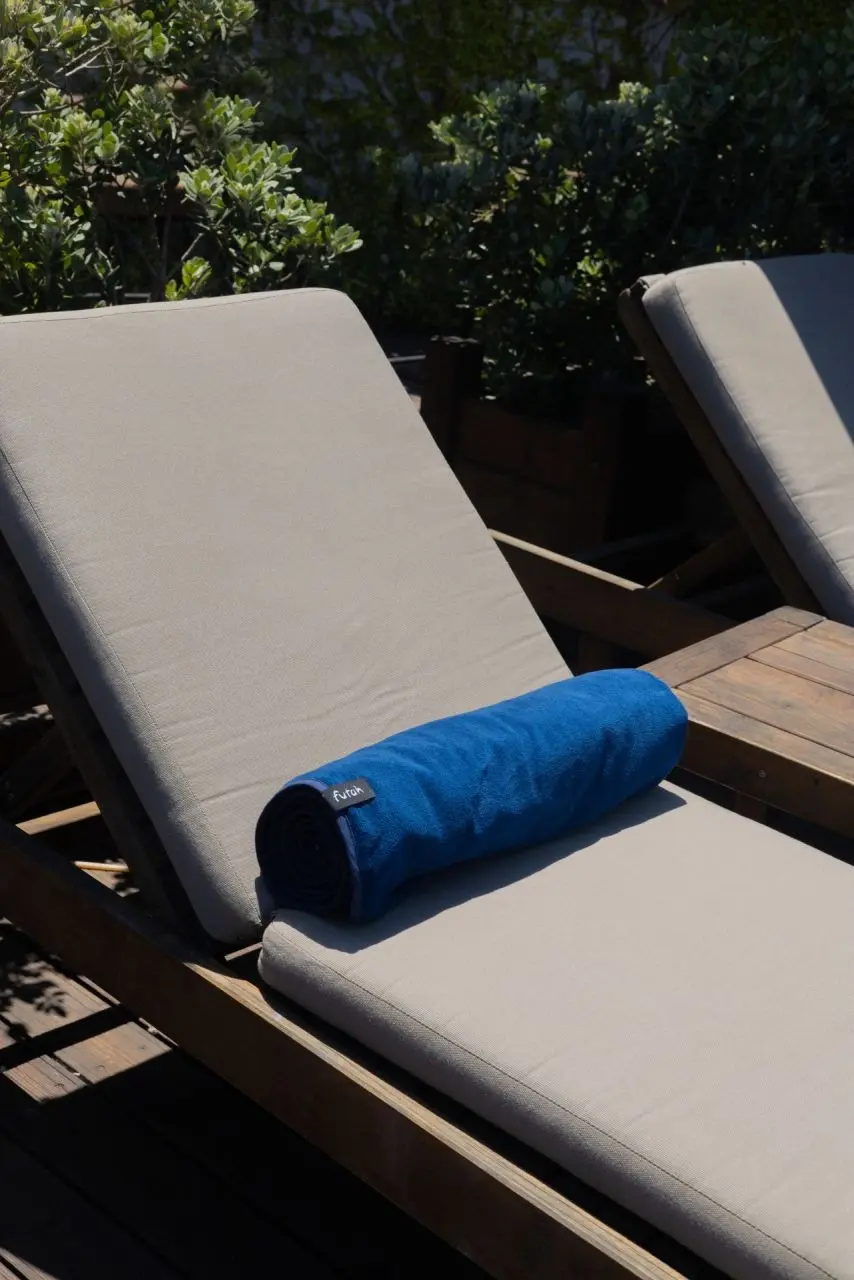 Futah - Ericeira Navy Blue Terry Towel (10)