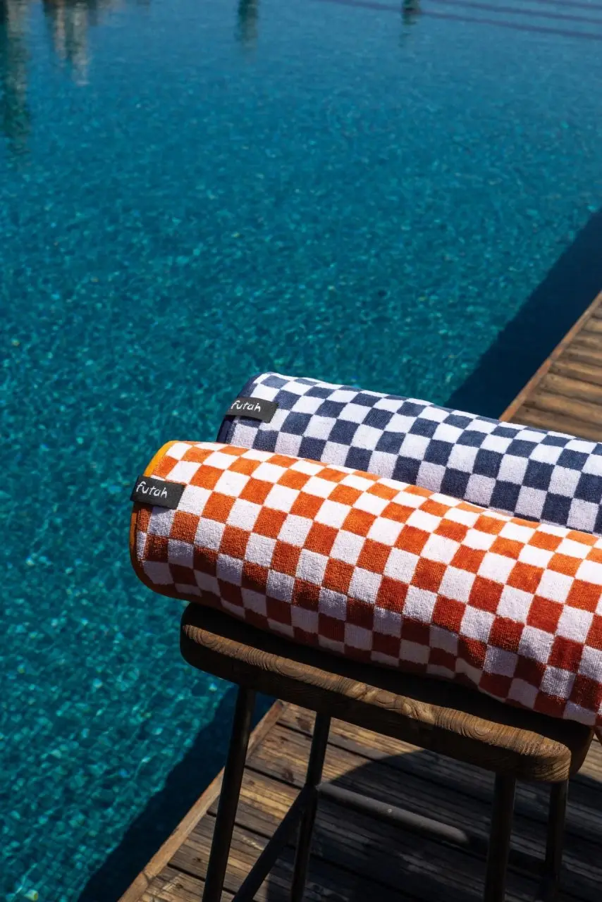 Futah - Ajedrez Arcilla Toalla de Rizo (6)