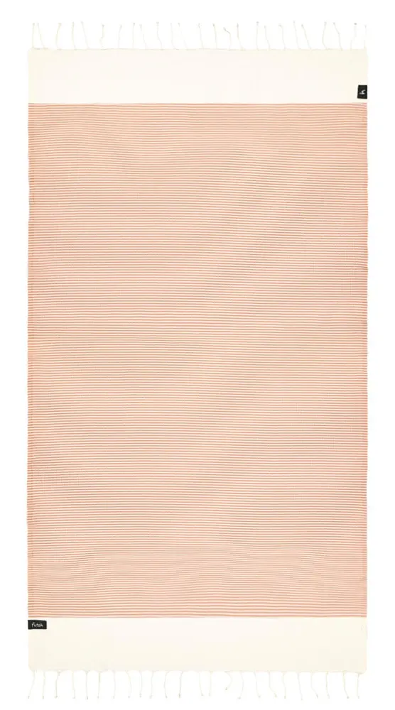 Futah - Nazaré Corail Éclatant Serviette de Plage (1)