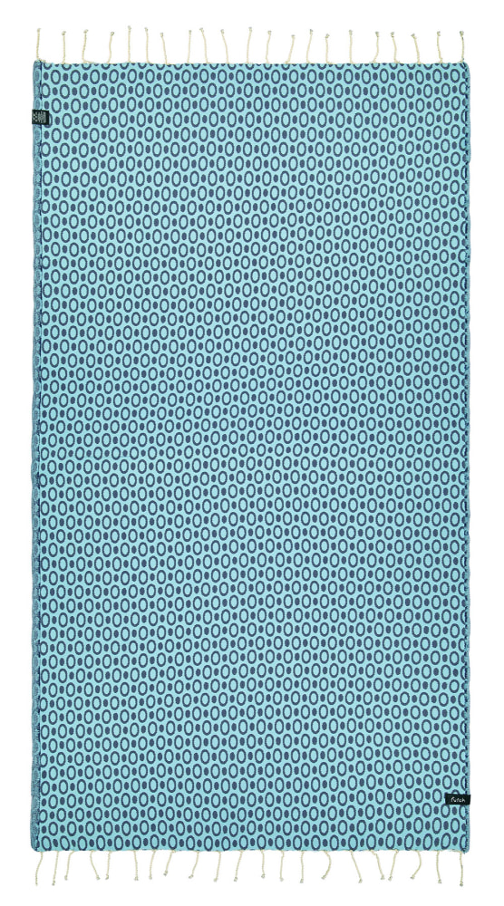 Futah - Pulse Bleu Serviette de Plage (2)