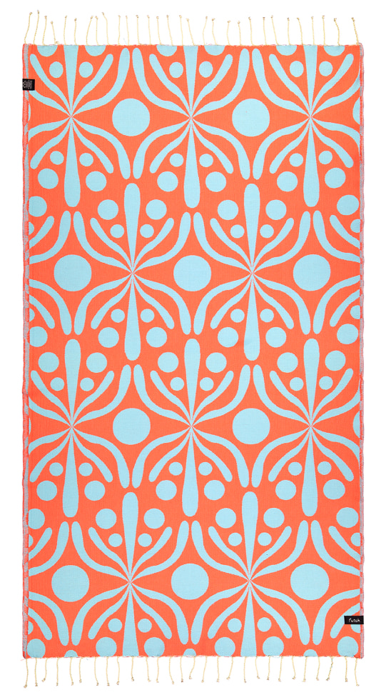 Futah - Flora Aquatique et Corail Serviette de Plage (3)