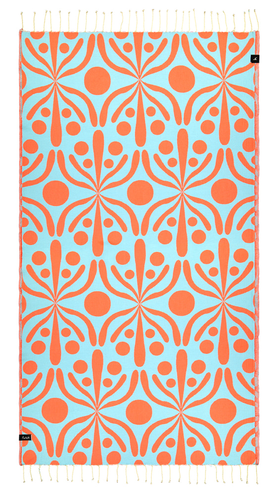 Futah - Flora Aquatique et Corail Serviette de Plage (2)