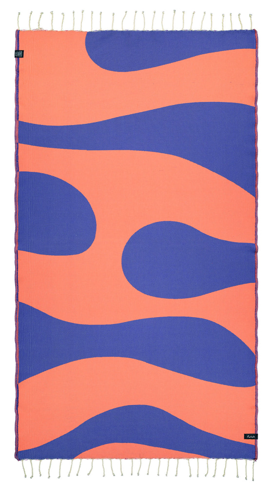 Futah - Aether Pourpre Serviette de Plage (2)