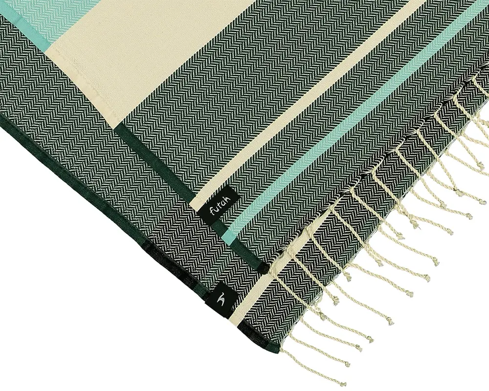 Futah - Papua Verde Toalla de Playa (2)