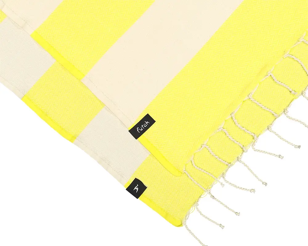 Futah - Bedu Jaune Serviette de Plage (2)