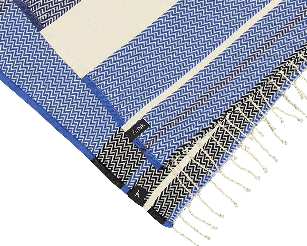 Futah - Papua Bleu Serviette de Plage (2)