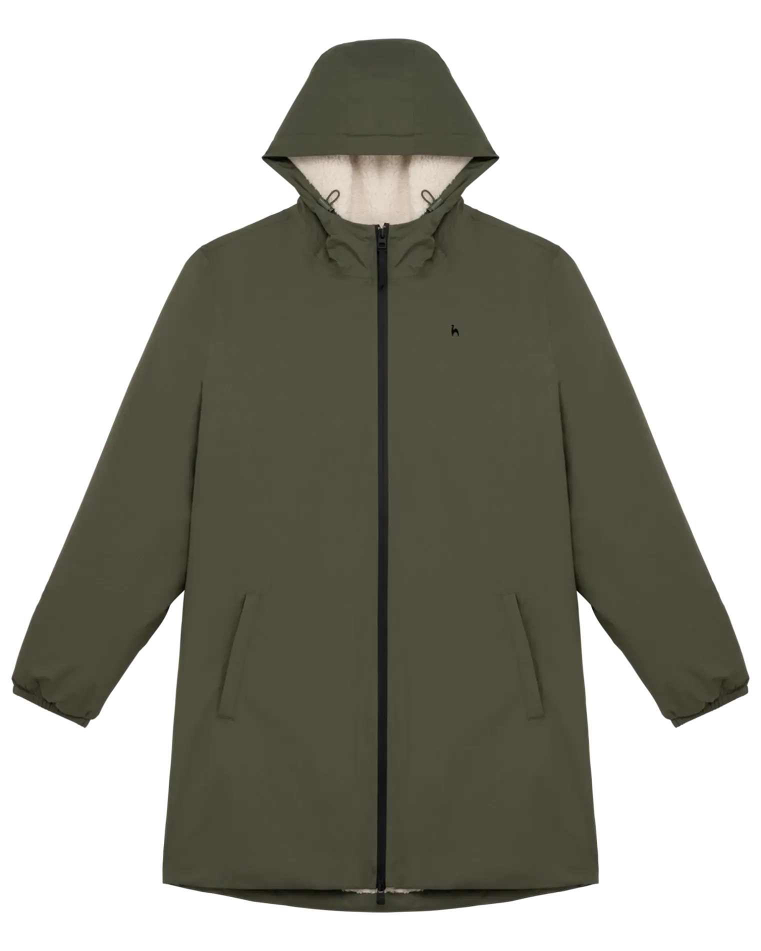 Futah - Parka Impermeable de Invierno Verde (1)