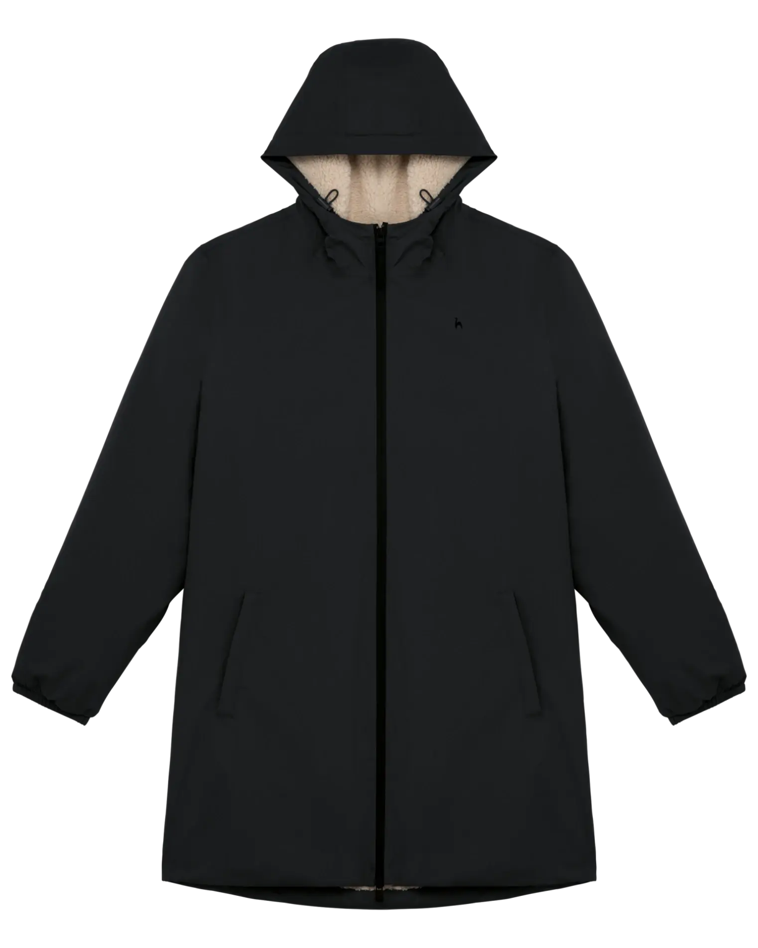 Futah - Parka Impermeable de Invierno Negro (1)