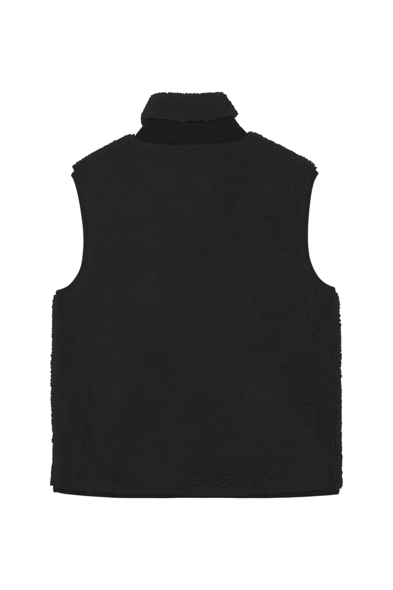 Futah - Gilet Sherpa Noir (2)