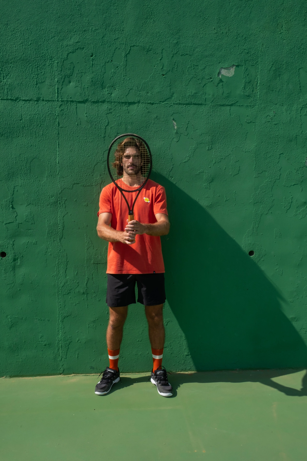 Futah - T-shirt Ligne Balles de Tennis Paprika LPTC (2)