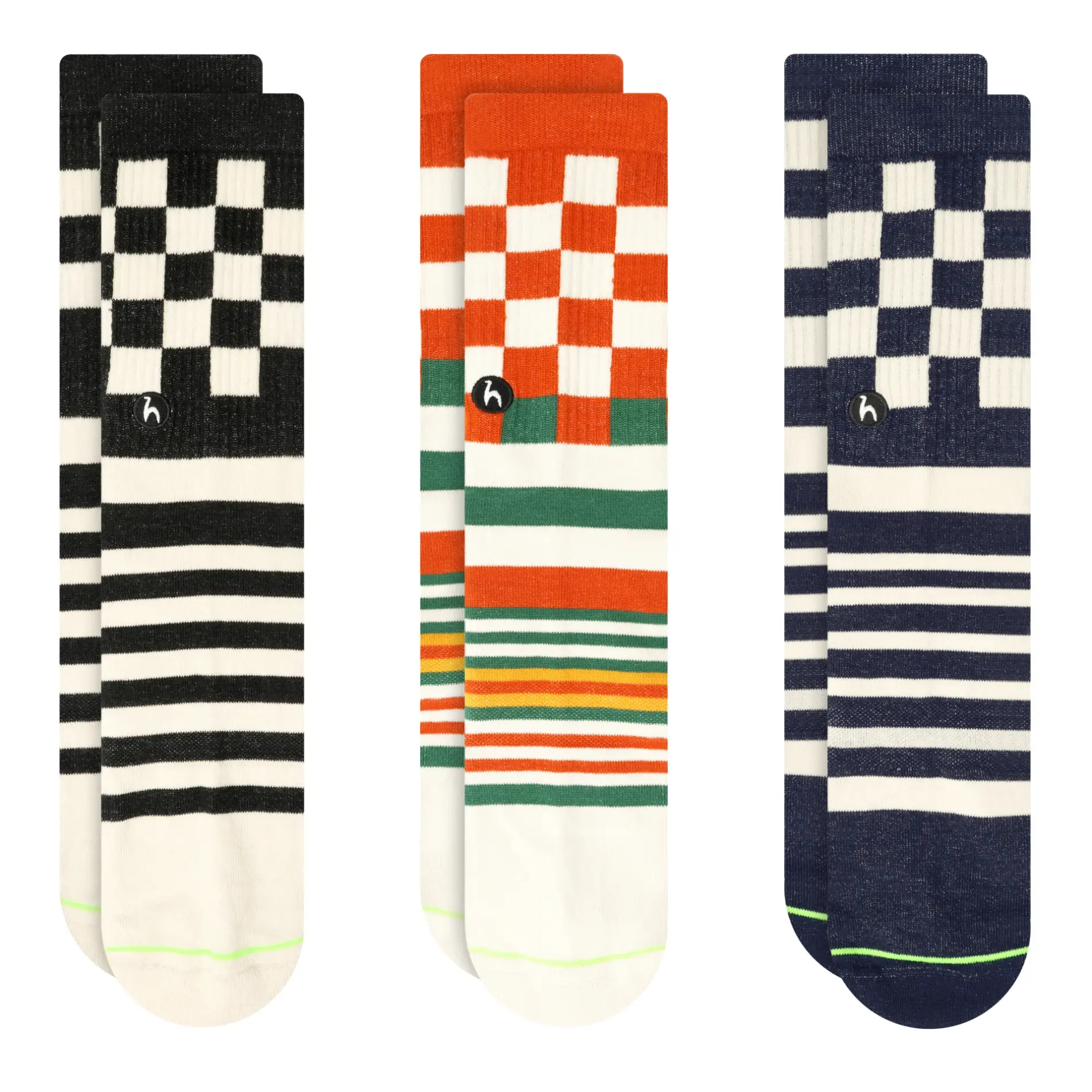 Futah - 3-Pack Chaussettes  Chess (1)