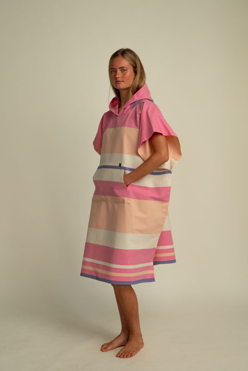 Futah - Papua Rose Poncho Adulte (2)