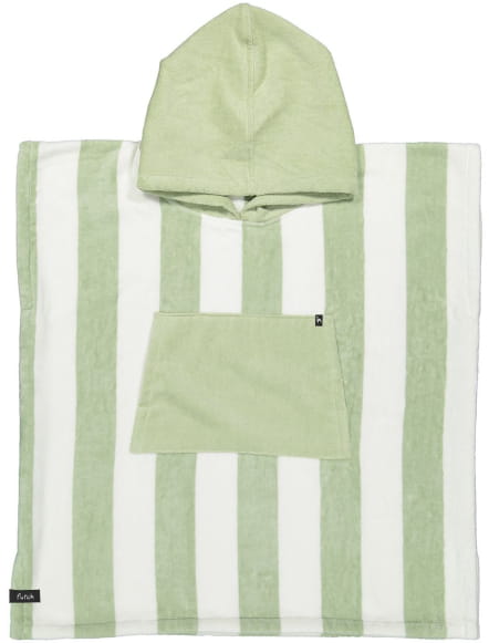 Bedu Verde Poncho de Rizo Niños