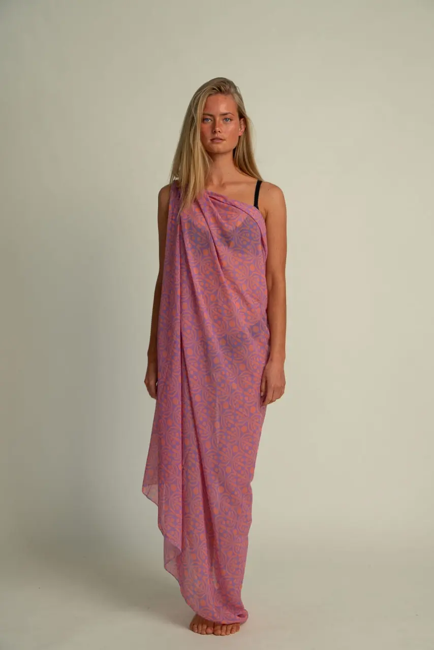 Futah - Pareo Flora Moca & Roxa (3)