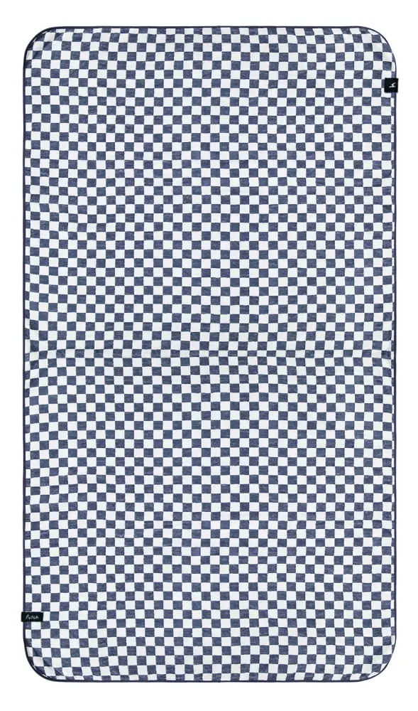 Futah - Échecs Bleu Serviette éponge (1)