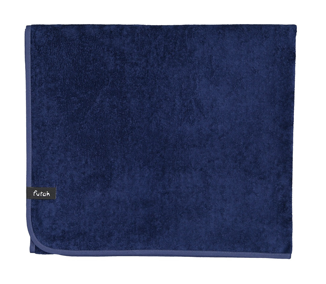 Futah - Ericeira Azul Marino Toalla de Rizo (3)