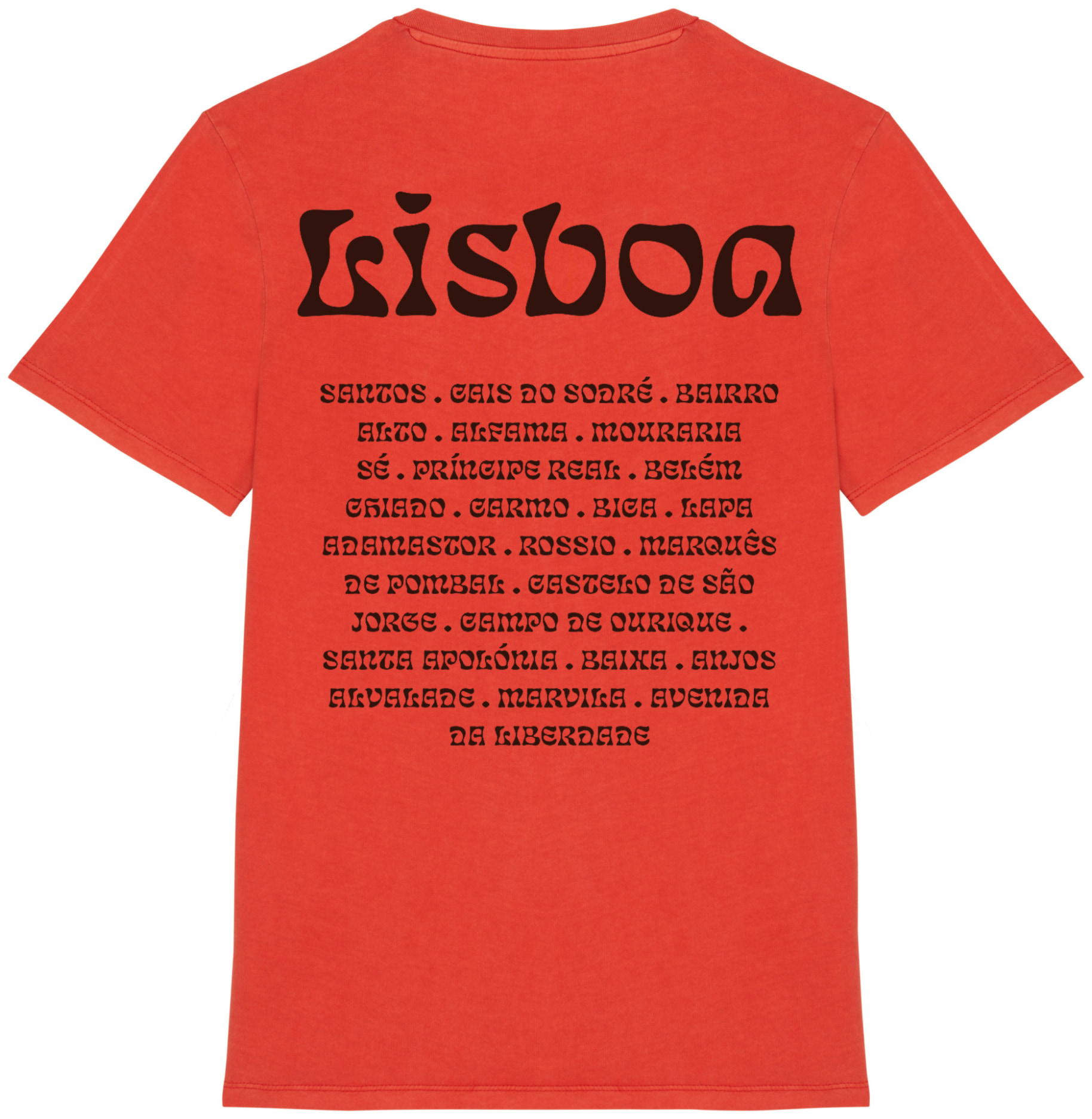 Futah - Camiseta de algodón ecológico Paprika - Lisboa (3)