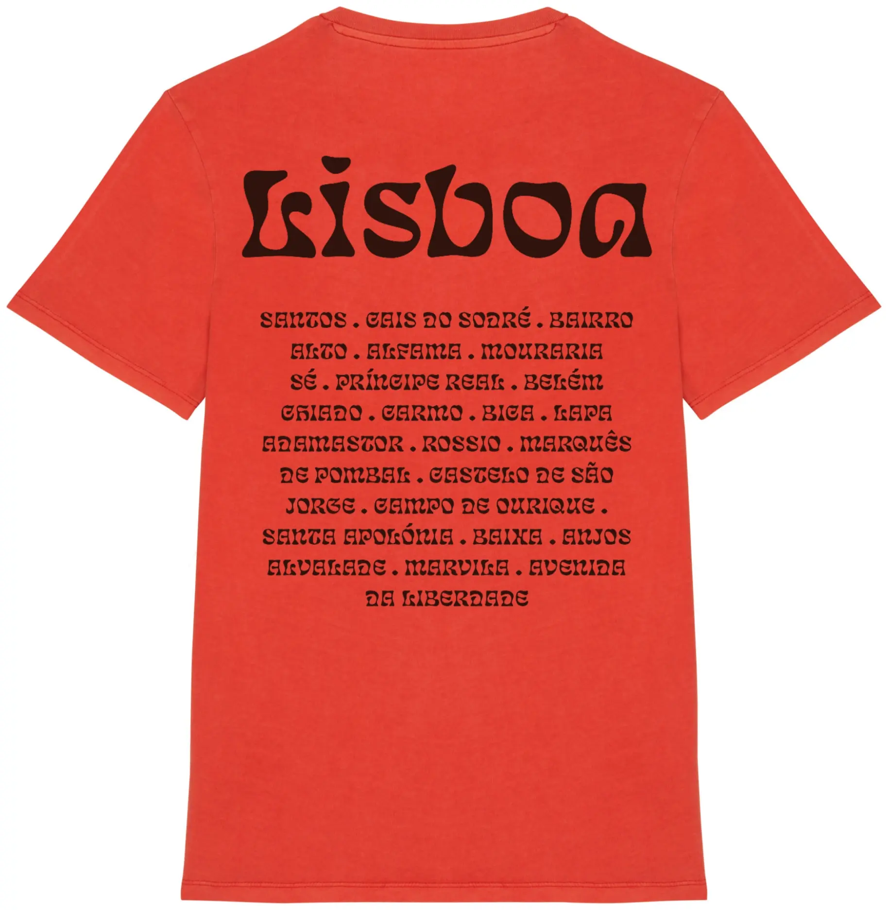 Futah - Camiseta de algodón ecológico Paprika - Lisboa (3)