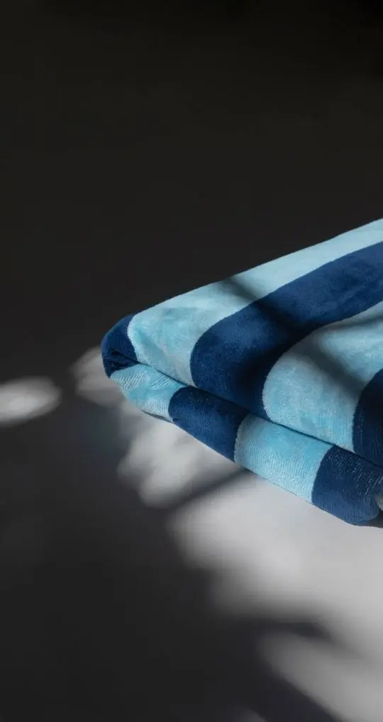 Futah - Bedu Dos Azules Toalla de Rizo (2)