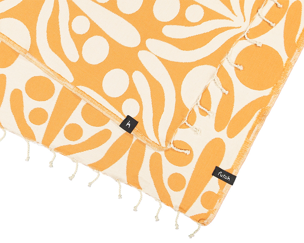 Futah - Flora Ambre Serviette de Plage XL (3)