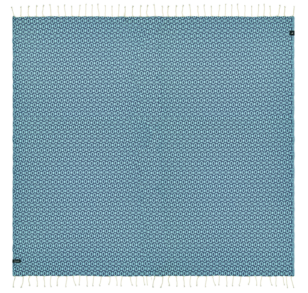 Futah - Pulse Bleu Serviette de Plage XL (2)