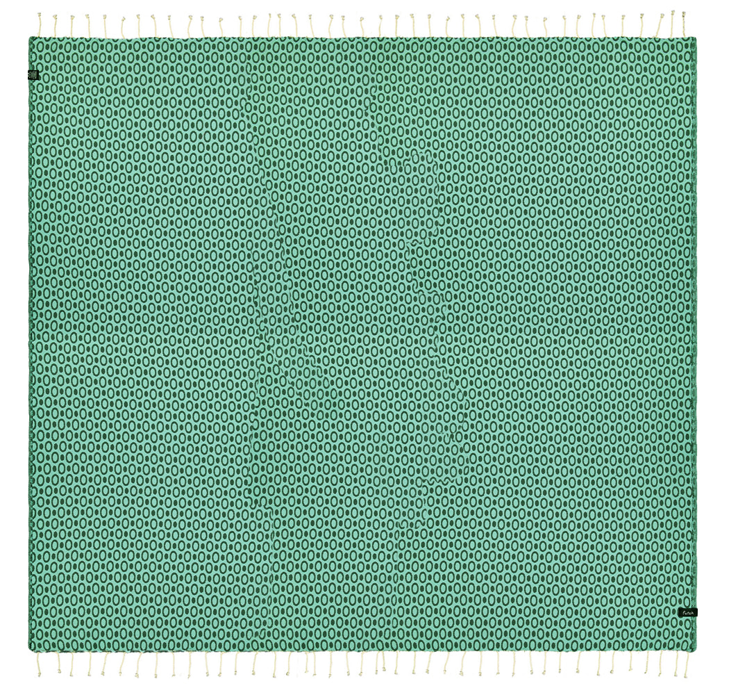 Futah - Pulse Vert Serviette de Plage XL (2)